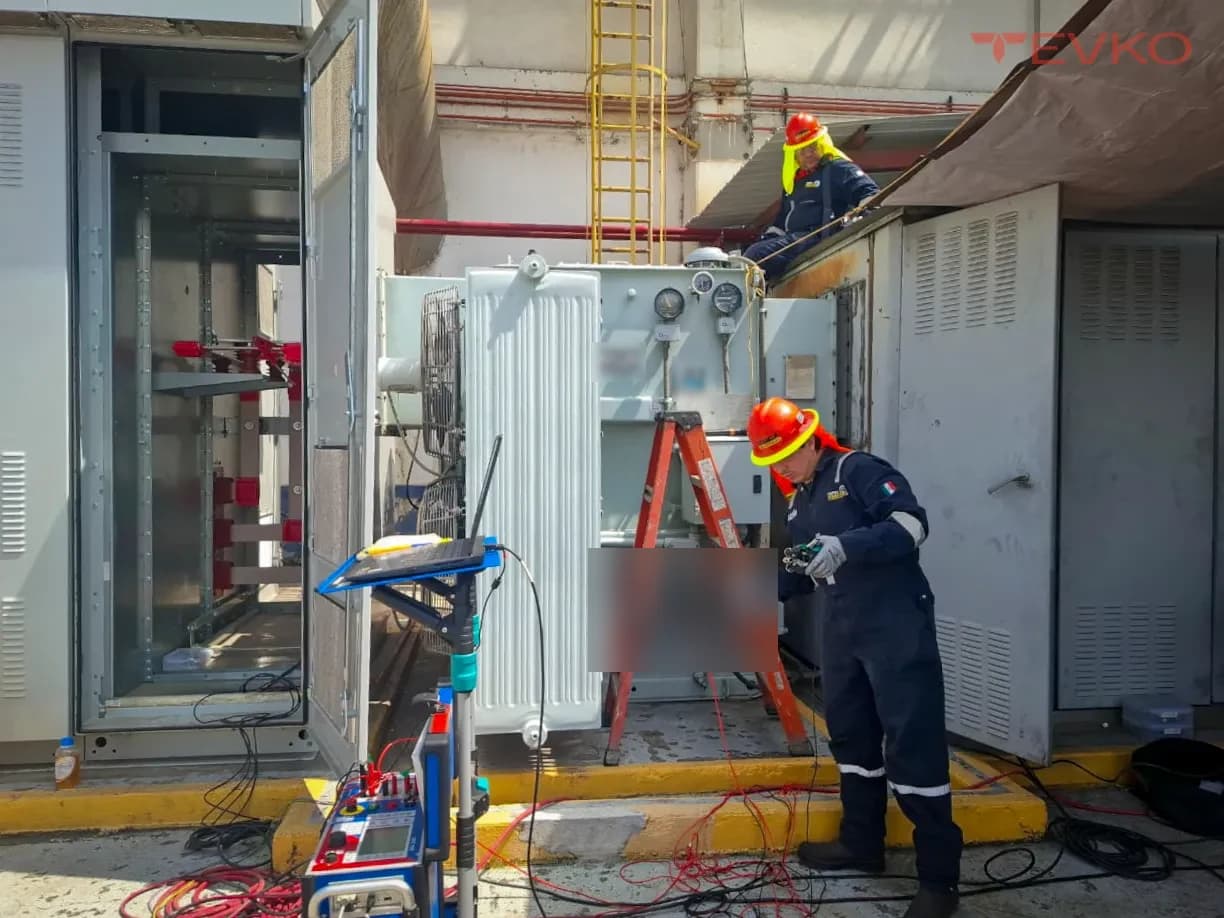 Subestación eléctrica de alta tensión atendida por TEVKO, Grupo TEMISA