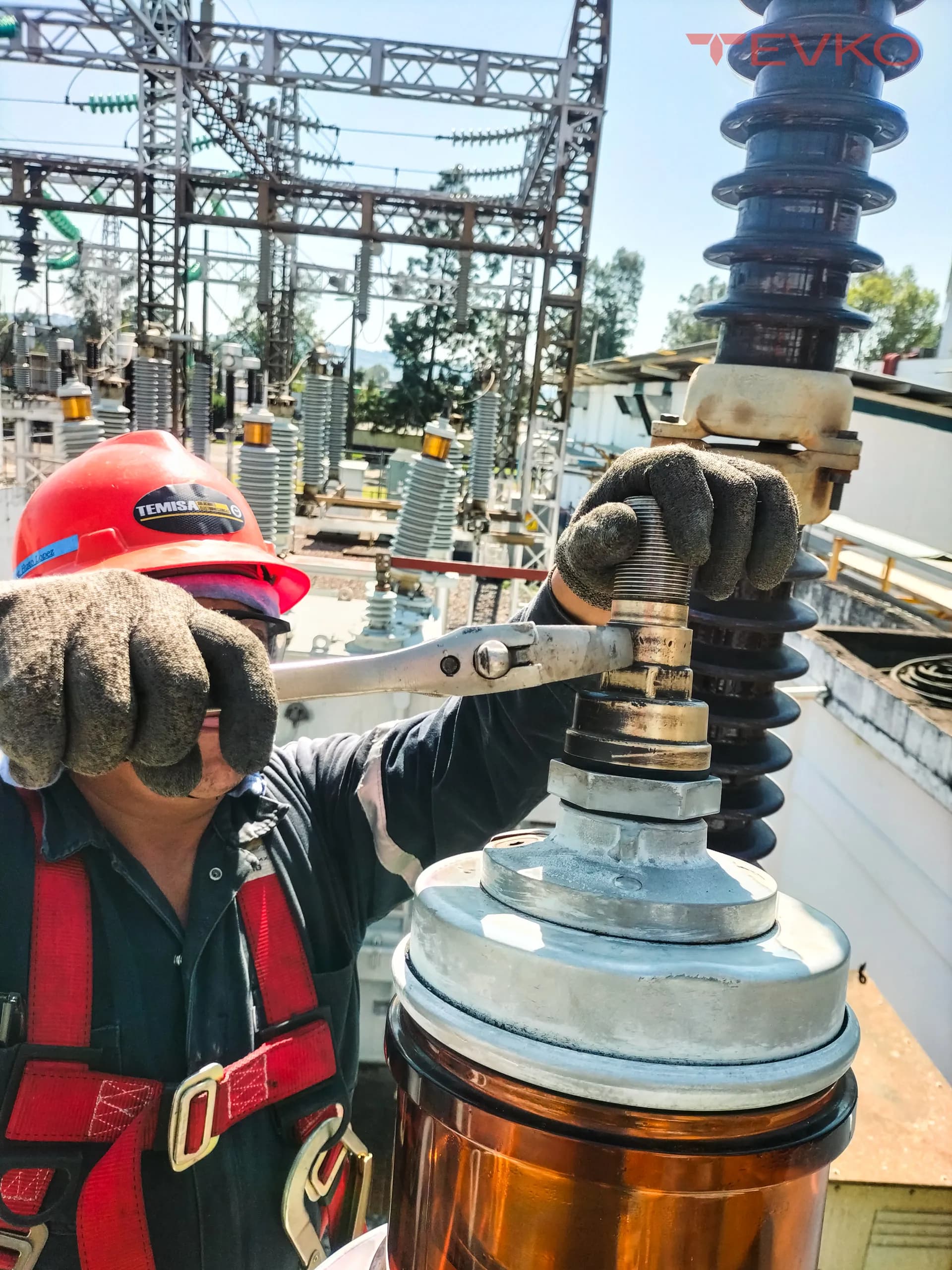 Mantenimiento de transformadores y subestaciones en sitio industrial — TEVKO