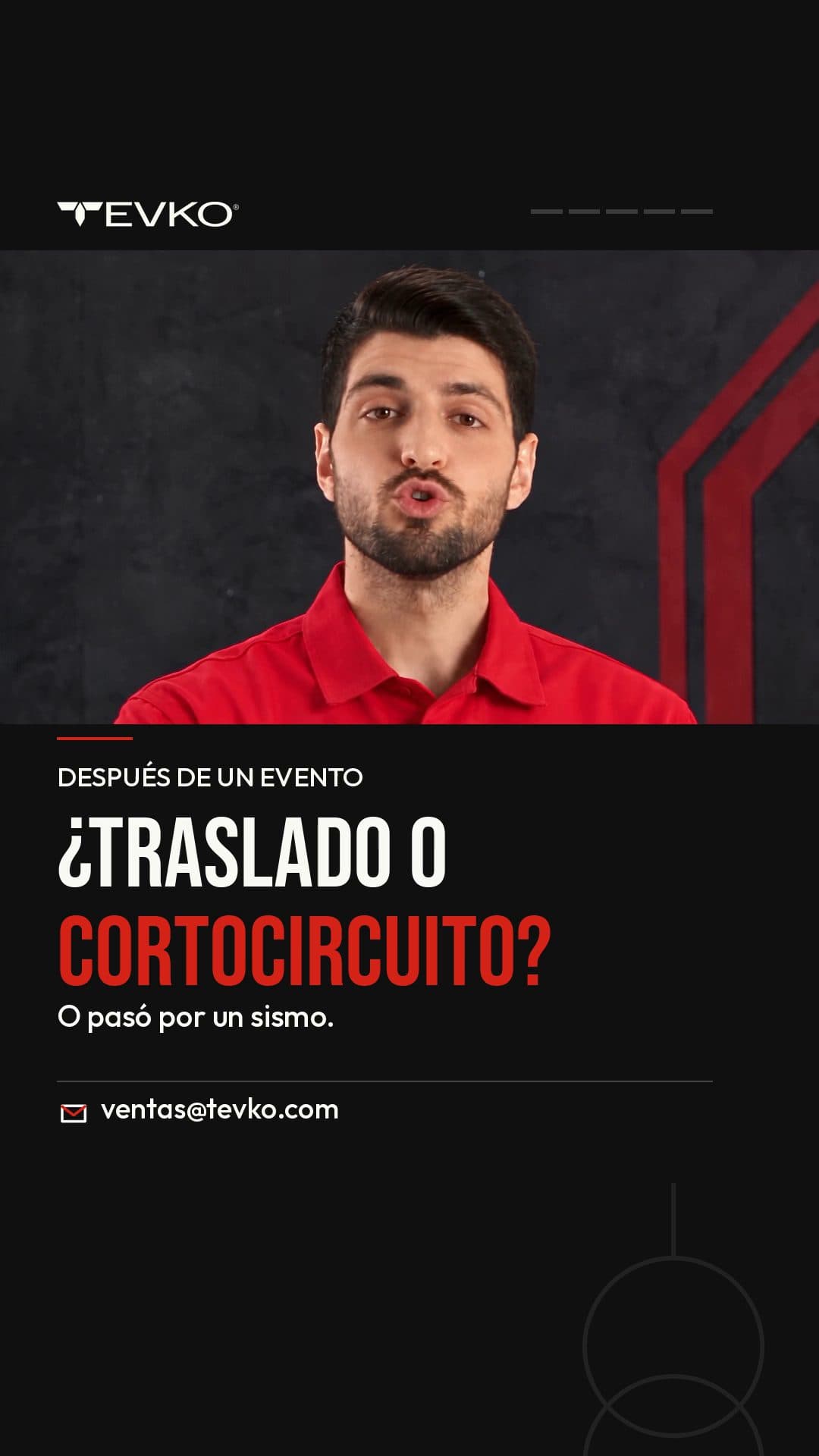 Vocero generado con inteligencia artificial, con camisa roja, explica cuándo conviene una prueba de respuesta en frecuencia a un transformador.